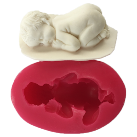 Силиконов калъп Спящо бебе"